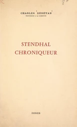 Stendhal chroniqueur