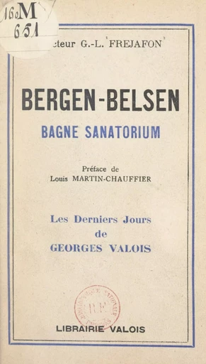 Bergen-Belsen - Georges-Louis Fréjafon - FeniXX réédition numérique