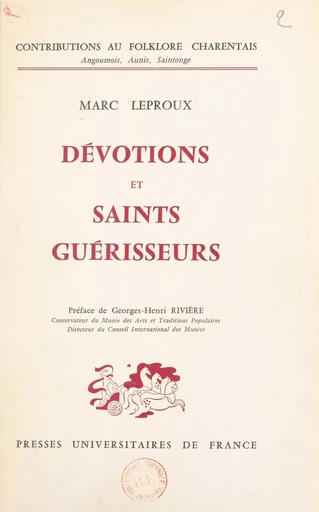 Dévotions et saints guérisseurs - Marc Leproux - FeniXX réédition numérique