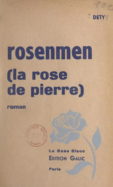 Rosenmen - Luc Dety - FeniXX réédition numérique