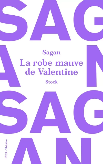 La robe mauve de Valentine - Françoise Sagan - Stock