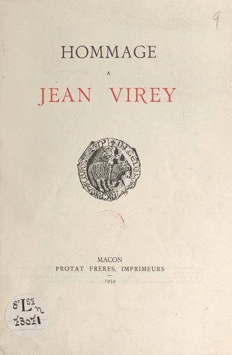 Jean Virey (1861-1953) - Jean Vallery-Radot - FeniXX réédition numérique