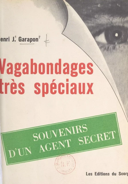 Vagabondages très spéciaux - Henri J. Garapon - FeniXX réédition numérique