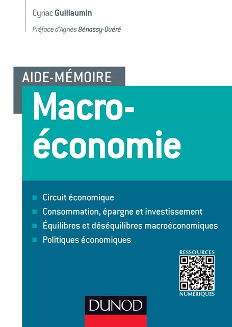 Aide-mémoire - Macroéconomie - Cyriac Guillaumin - Dunod