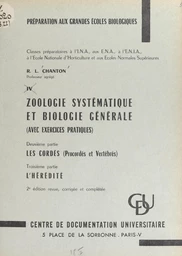 Zoologie systématique et biologie générale (avec exercices pratiques)