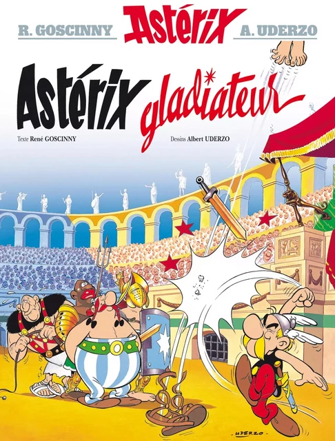 Astérix - Astérix gladiateur - n°4 - René Goscinny, Albert Uderzo - Hachette Asterix