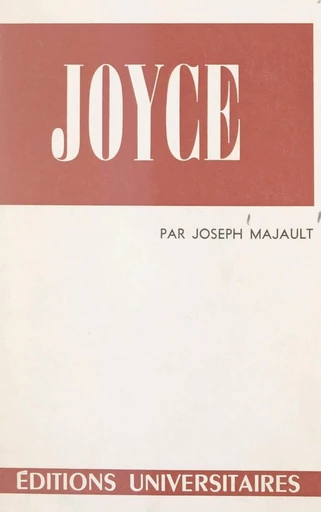 James Joyce - Joseph Majault - FeniXX réédition numérique