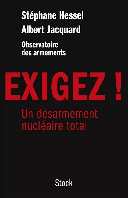 Exigez ! - Albert Jacquard, Stéphane Hessel - Stock