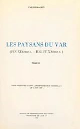 Les paysans du Var, fin XIXe - début XXe (2)