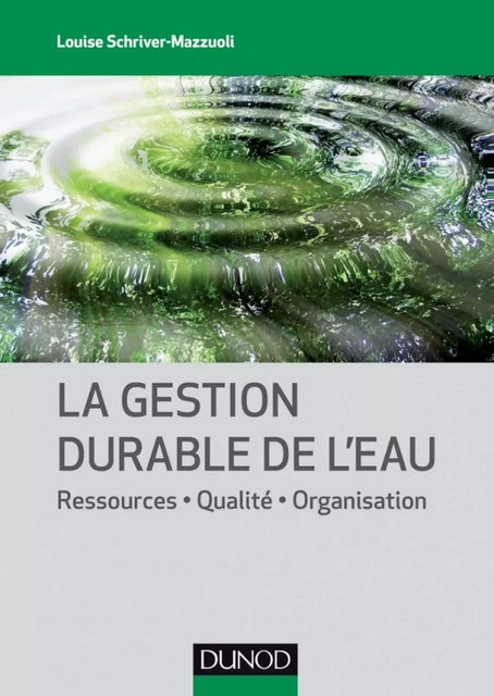 La gestion durable de l'eau - Louise Schriver-Mazzuoli - Dunod