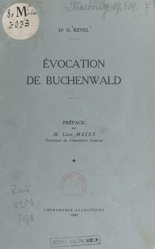 Évocation de Buchenwald - G. Revel - FeniXX réédition numérique