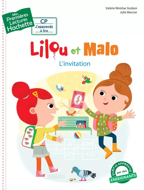 Lilou et Malo - L'invitation - Valérie Weishar Giuliani - Hachette Enfants