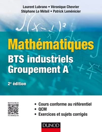 Mathématiques BTS industriels-groupement A