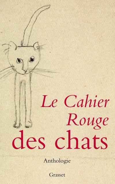 Le cahier rouge des chats -  Collectif - Grasset