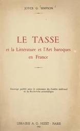 Le Tasse et la littérature et l'art baroques en France