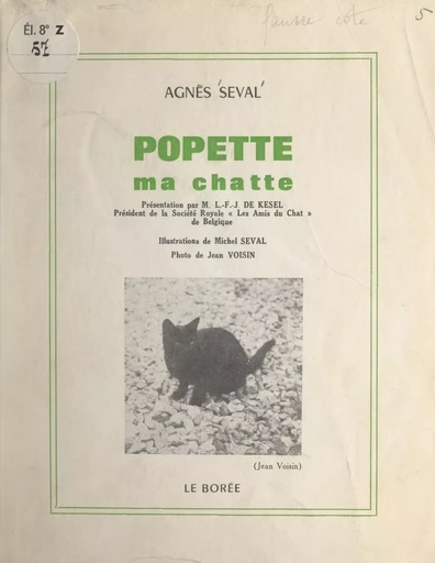 Popette, ma chatte - Agnès Seval - FeniXX réédition numérique