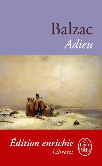 Adieu ! - Honoré de Balzac - Le Livre de Poche