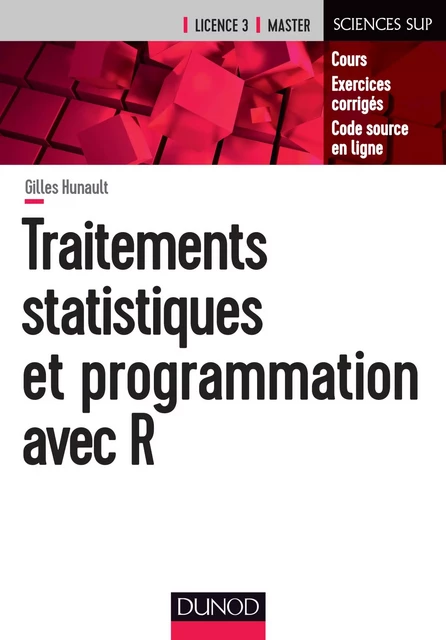 Traitements statistiques et programmation avec R - Gilles Hunault - Dunod