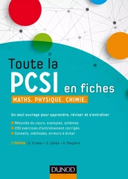 Toute la PCSI en fiches - 2ed