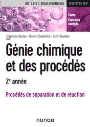 Génie chimique et des procédés - 2e année