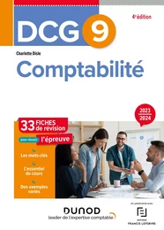 DCG 9 - Comptabilité - Fiches - 4e éd.