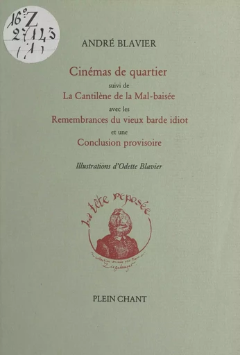 Cinémas de quartier - André Blavier - FeniXX réédition numérique