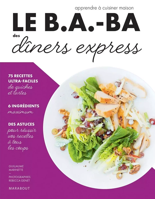 Le B.A.-BA de la cuisine - Dîners express - Ilona Chovancova - Marabout