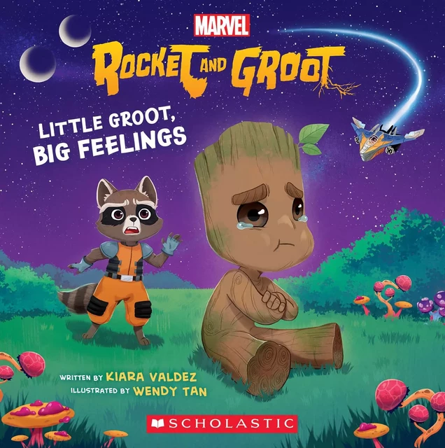 Rocket and Groot Storybook: Little Groot, Big Feelings - Kiara Valdez - Scholastic Inc.