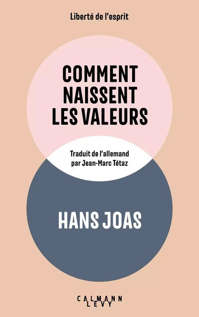 Comment naissent les valeurs - Hans Joas - Calmann-Lévy