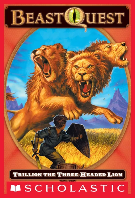 Trillion, the Three-Headed Lion (Beast Quest #12: The Dark Realm) - Adam Blade - Scholastic Inc.