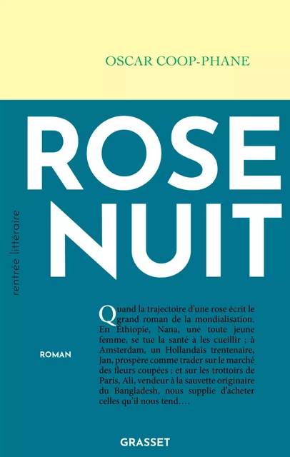 Rose nuit - Oscar Coop-Phane - Grasset