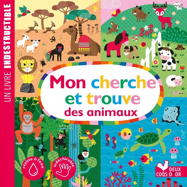 Mon premier cherche et trouve des animaux -  - Deux Coqs d'Or