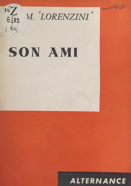 Son ami - M. Lorenzini - FeniXX réédition numérique