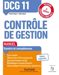 DCG 11 Contrôle de gestion - Manuel - 2e éd.