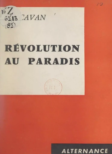 Révolution au Paradis - R. Cavan - FeniXX réédition numérique