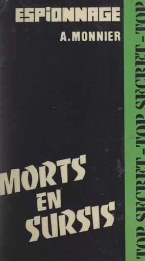 Morts en sursis - André Zwingelstein - FeniXX réédition numérique