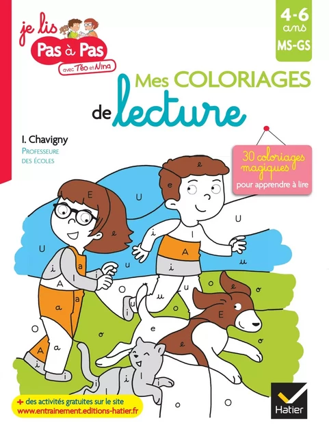 Mes coloriages de lecture MS-GS - Isabelle Chavigny, Marie-Hélène Van Tilbeurgh - Hatier