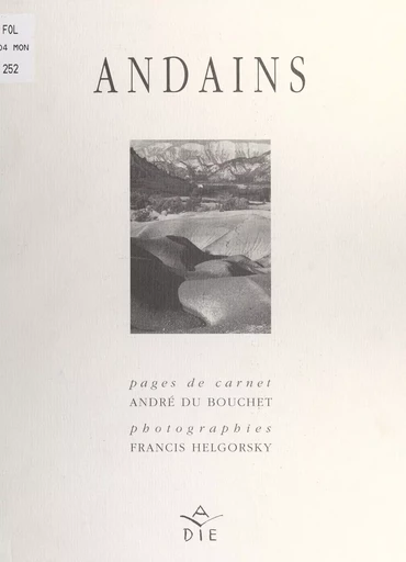 Andains - André Du Bouchet - FeniXX réédition numérique