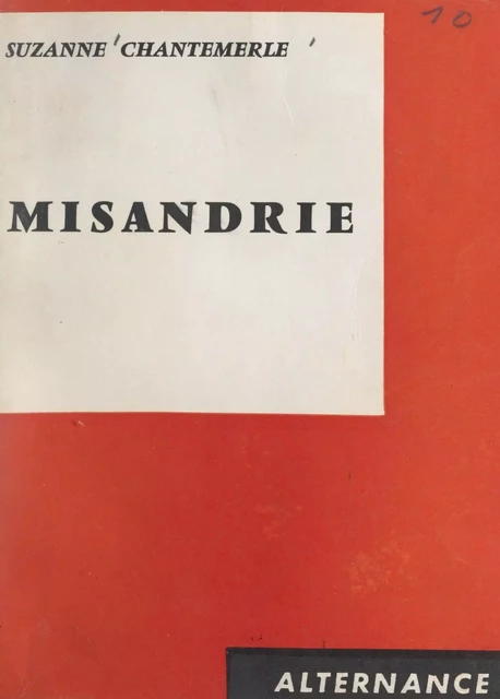 Misandrie - Suzanne Chantemerle - FeniXX réédition numérique