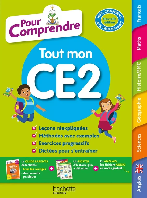 Pour comprendre Toutes les matières CE2 - Agathe Allisy, Pauline Bodeau, Marie-Laure Carpentier, Séverine Chatelain, Fabienne Dachet, Claire Faucon, Jack Guichard, Emmanuel Guimberteau, Pascale Huet - Hachette Éducation