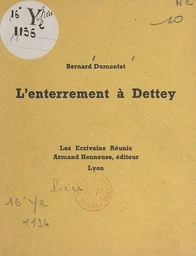 L'enterrement à Dettey