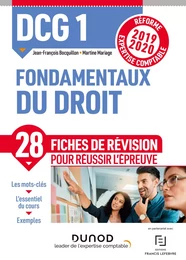 DCG 1 Fondamentaux du droit - Fiches de révision