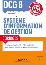 DCG 8  - Système d'information de gestion - Corrigés