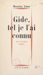 Gide, tel je l'ai connu