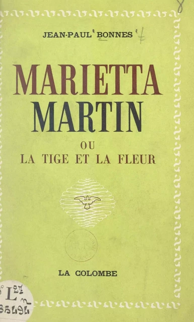 Marietta Martin - Jean-Paul Bonnes - FeniXX réédition numérique