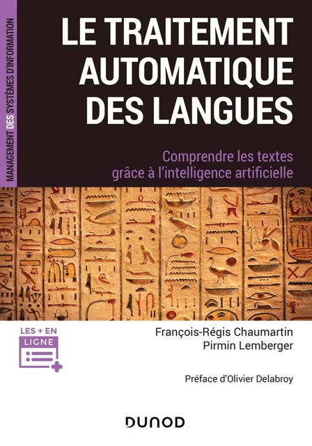 Le traitement automatique des Langues - Pirmin Lemberger, François-Régis Chaumartin - Dunod