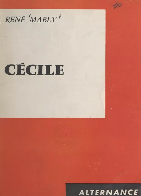 Cécile - René Mably - FeniXX réédition numérique