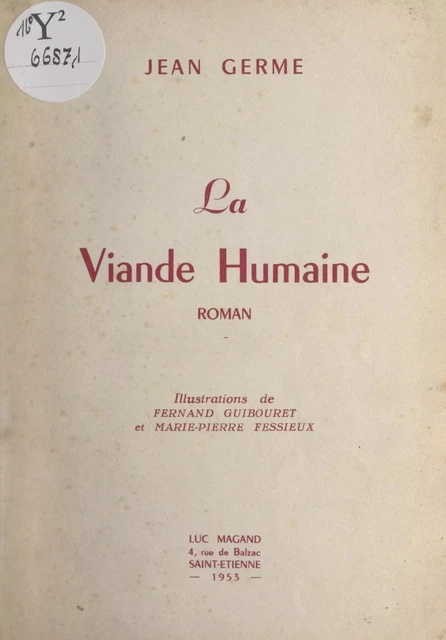 La viande humaine - Jean Germe - FeniXX réédition numérique