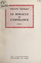 Le miracle de l'espérance