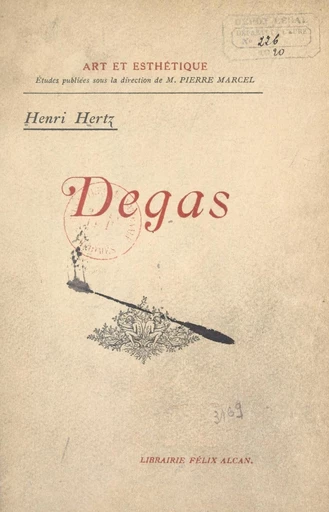 Degas - Henri Hertz - FeniXX réédition numérique